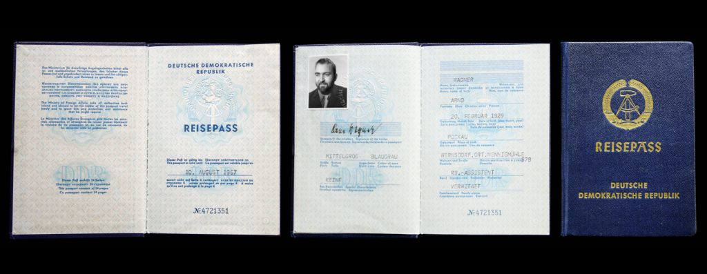 Arno Wagner born in Pockau, Germany in 1929. Issued at 1967.