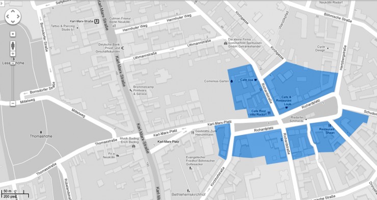 Interviews at Richardplatz Area